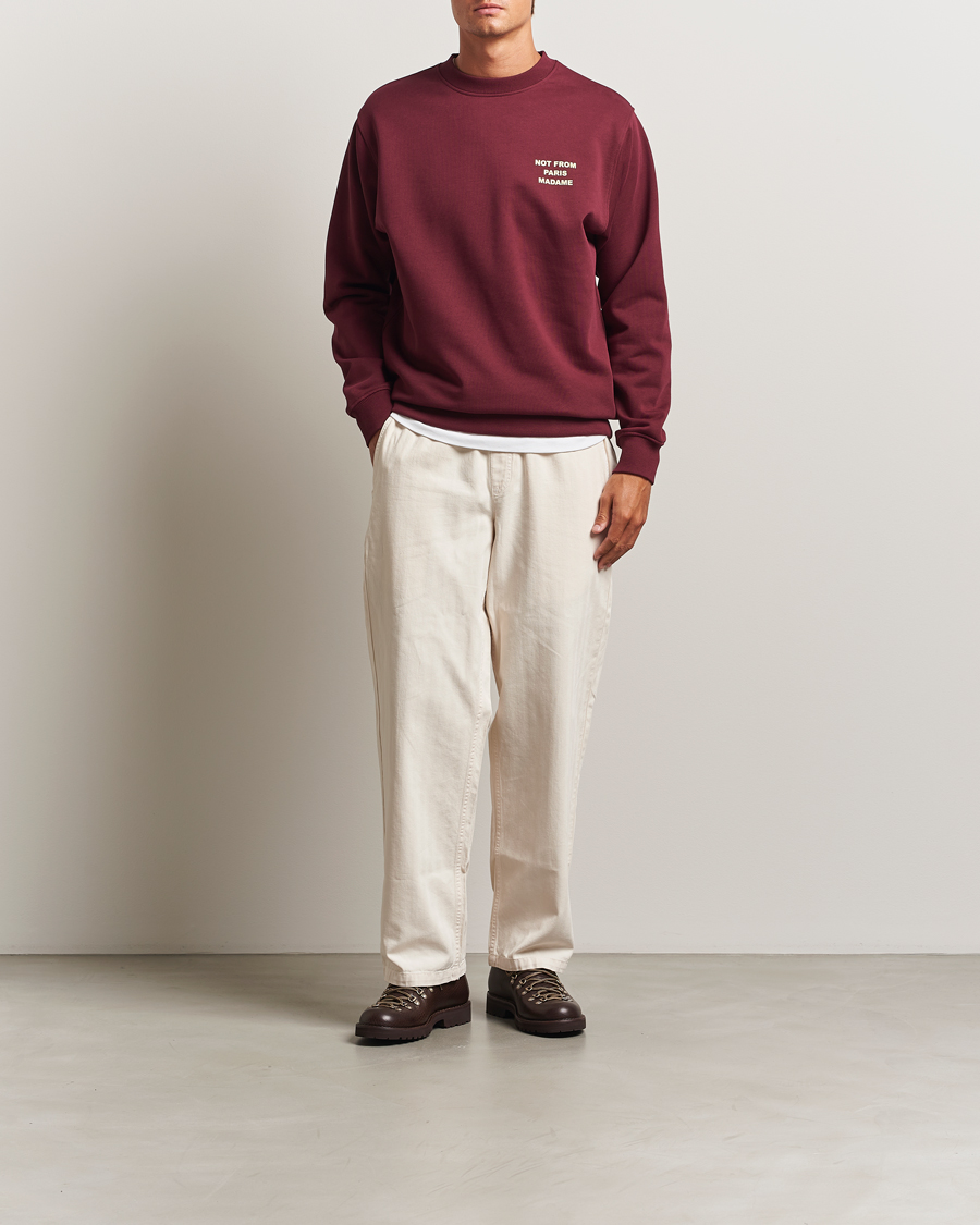 Hombres | Jerséis y prendas de punto | Drôle de Monsieur | Slogan Sweatshirt Wine