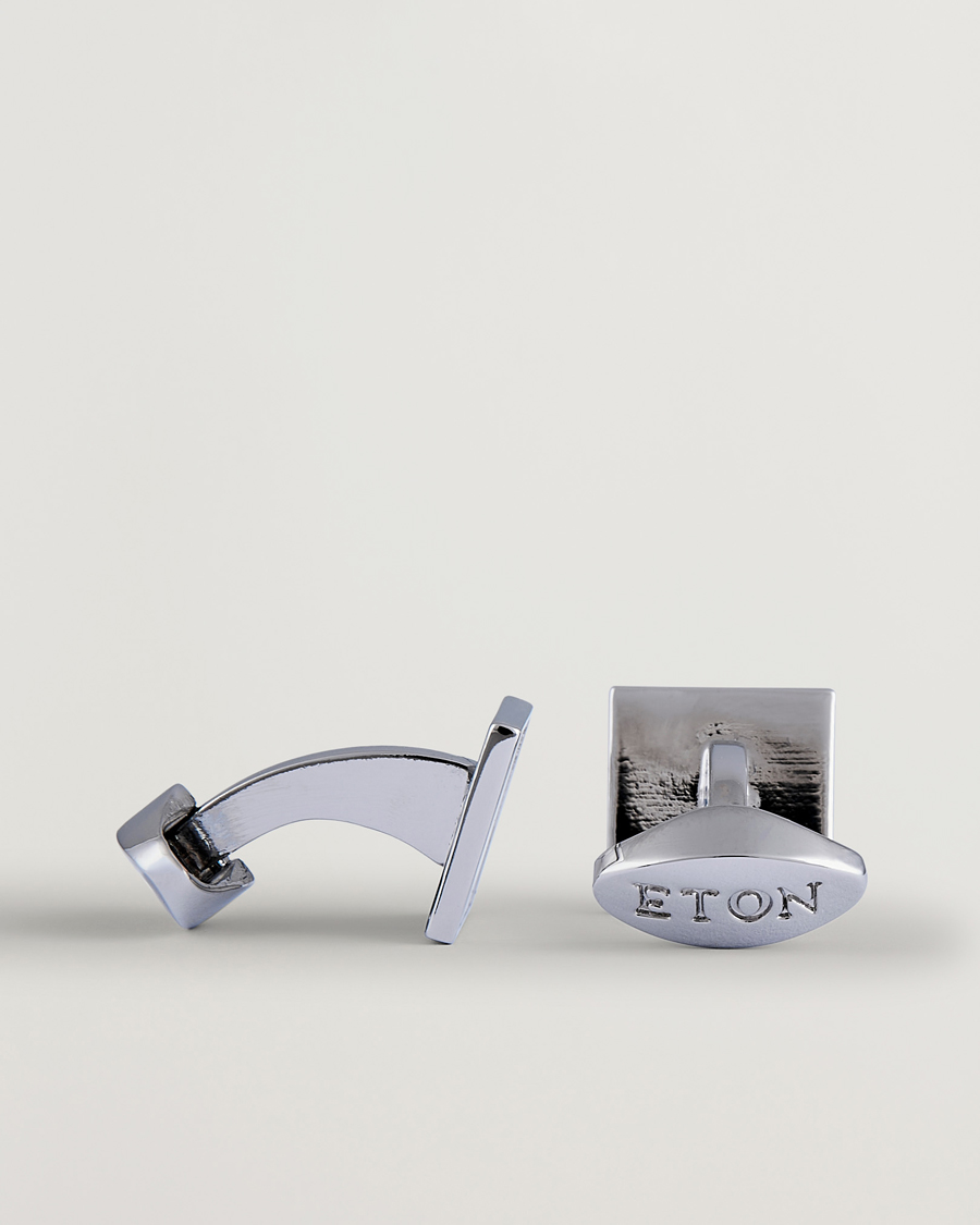 Hombres | Gemelos | Eton | Mother of Pearl Cufflink White