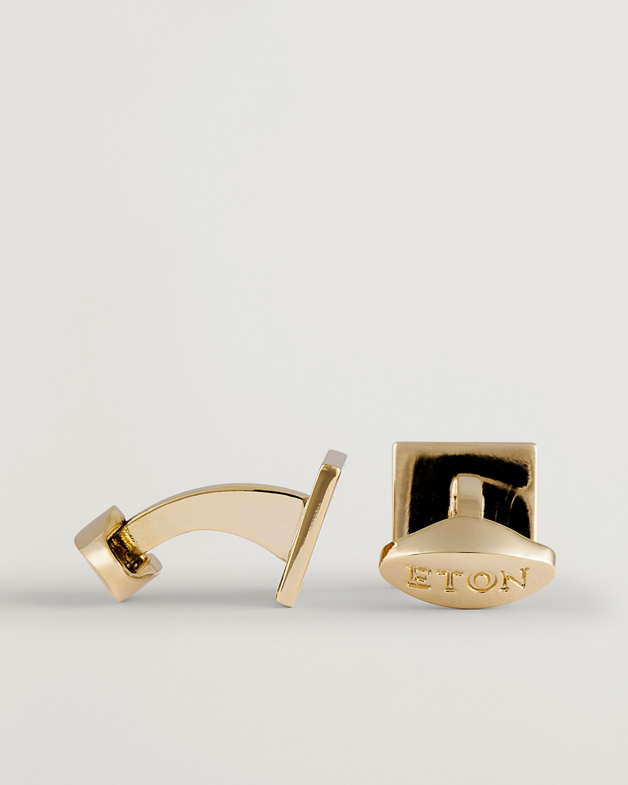 Hombres | Gemelos | Eton | Mother of Pearl Cufflink Beige