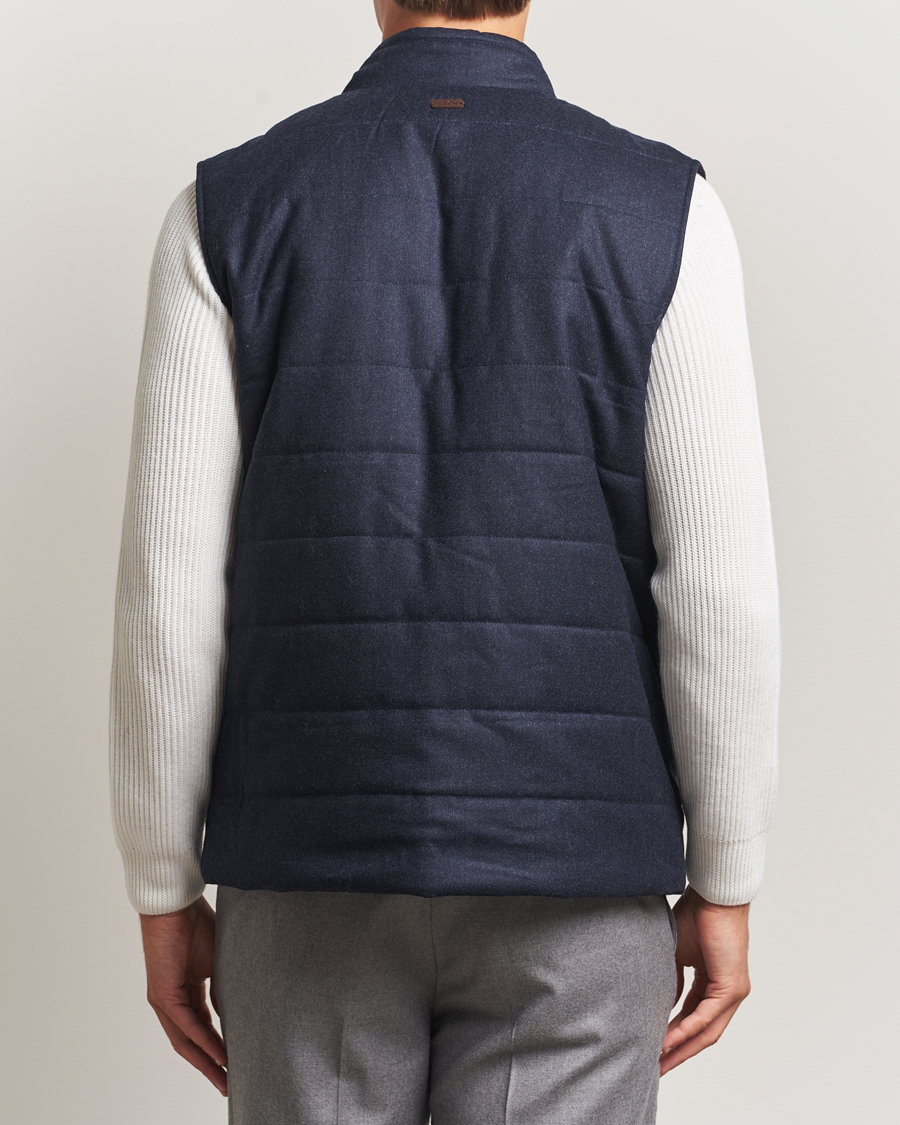 Hombres | Abrigos y chaquetas | Eton | Wool Padded Vest Navy