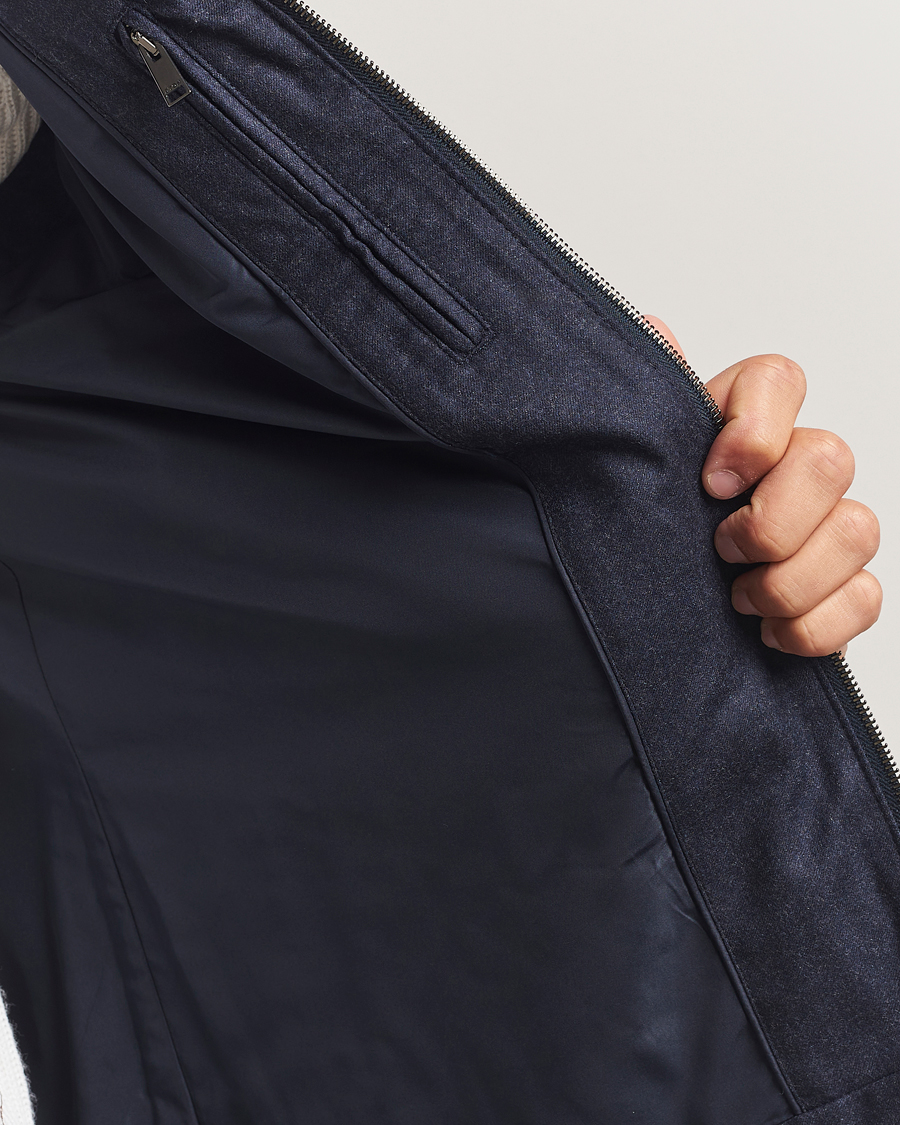Hombres | Abrigos y chaquetas | Eton | Wool Padded Vest Navy
