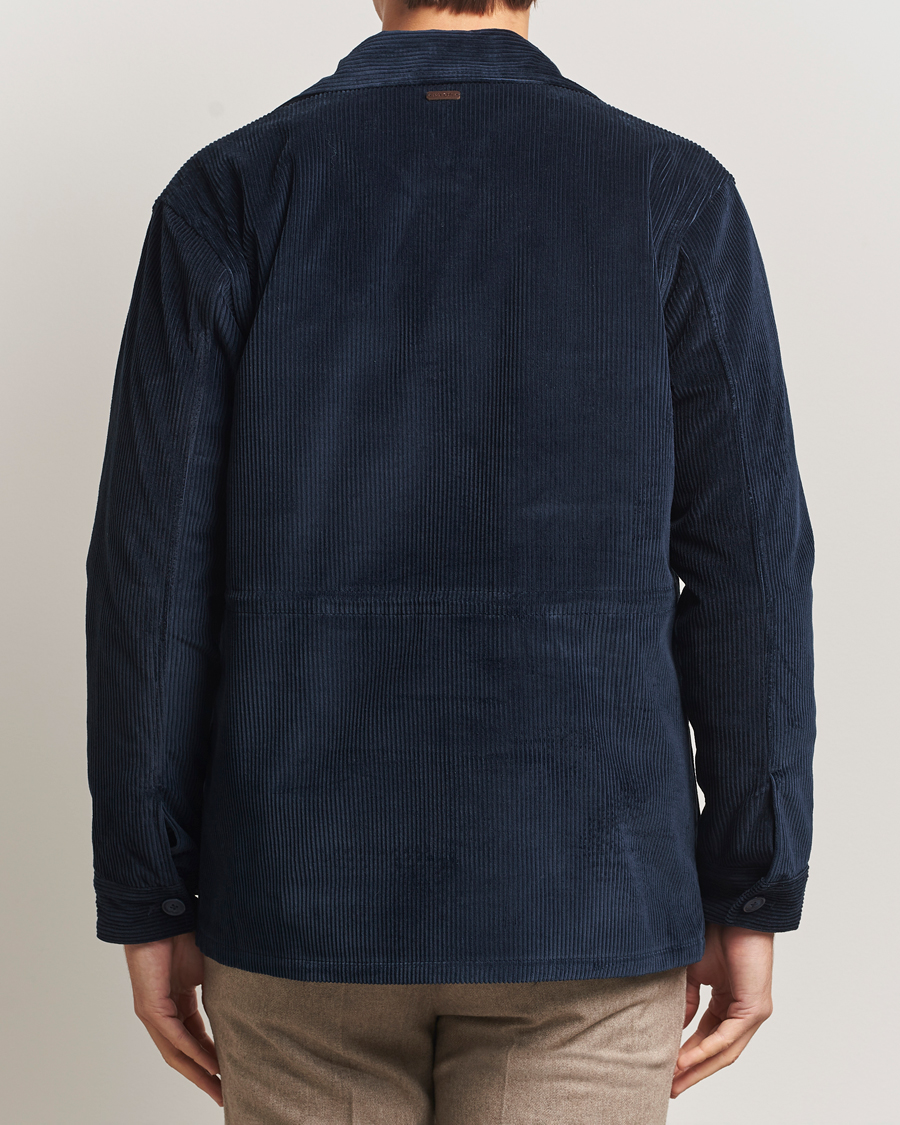 Hombres | Abrigos y chaquetas | Eton | Corduroy Field Jacket Navy