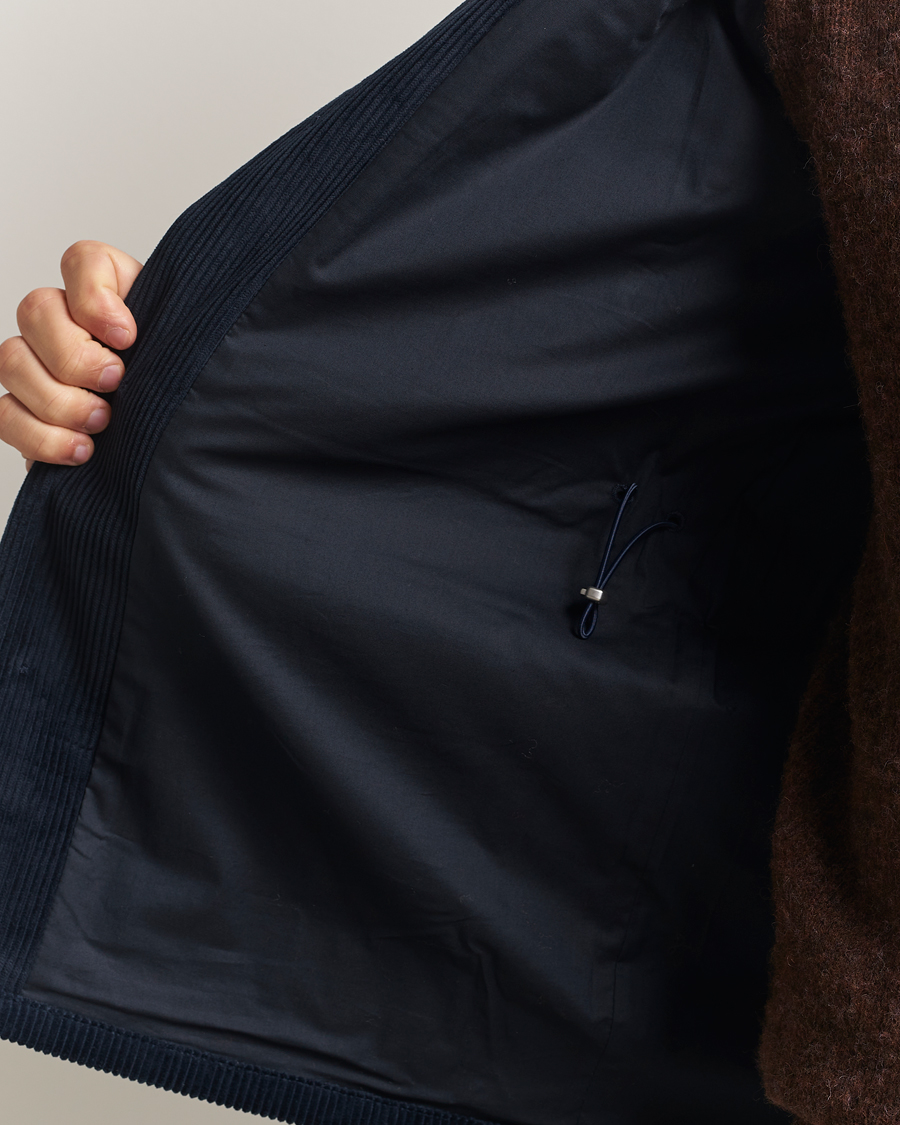 Hombres | Abrigos y chaquetas | Eton | Corduroy Field Jacket Navy