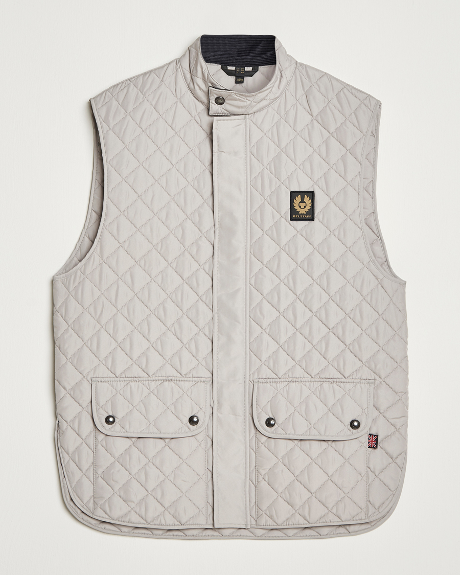 Hombres | Chalecos | Belstaff | Icon Gilet Cement Grey
