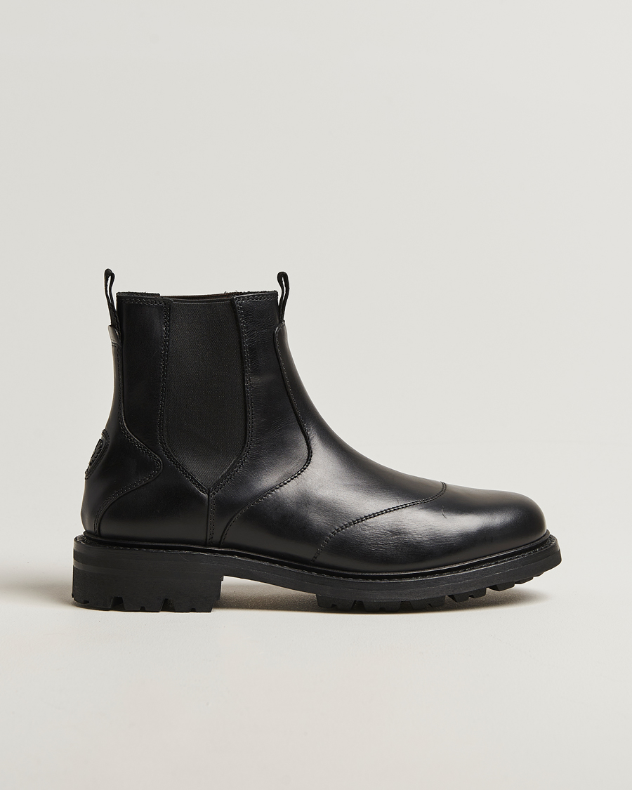 Hombres | Belstaff Munro Leather Boot Black | Belstaff | Munro Leather Boot Black