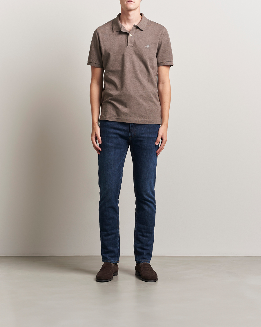 Hombres | Vaqueros | Gant | Regular Fit Jeans Dark Blue Worn In