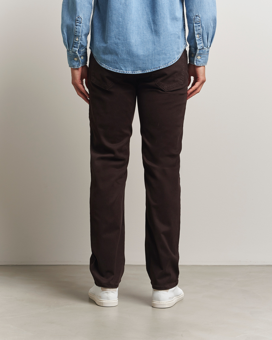 Hombres | Pantalones | Gant | Regular Fit Moleskin 5-Pocket Trousers Deep Brown