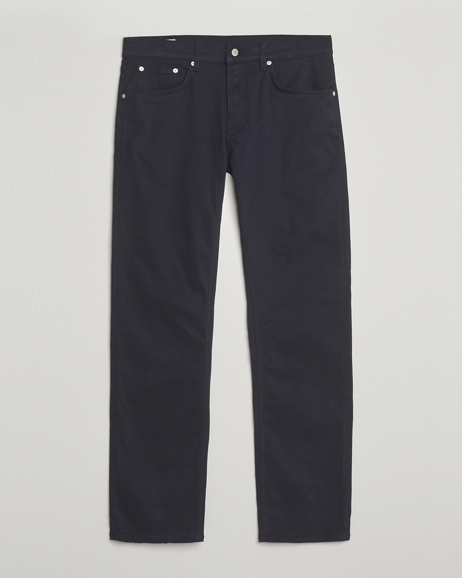 Hombres | Pantalones | Gant | Regular Fit Moleskin 5-Pocket Trousers Evening Blue