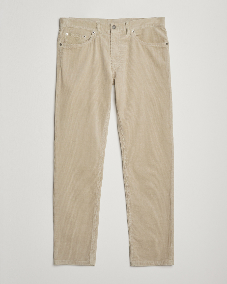 Hombres | Pantalones | Gant | Cord 5-Pocket Jeans Greige
