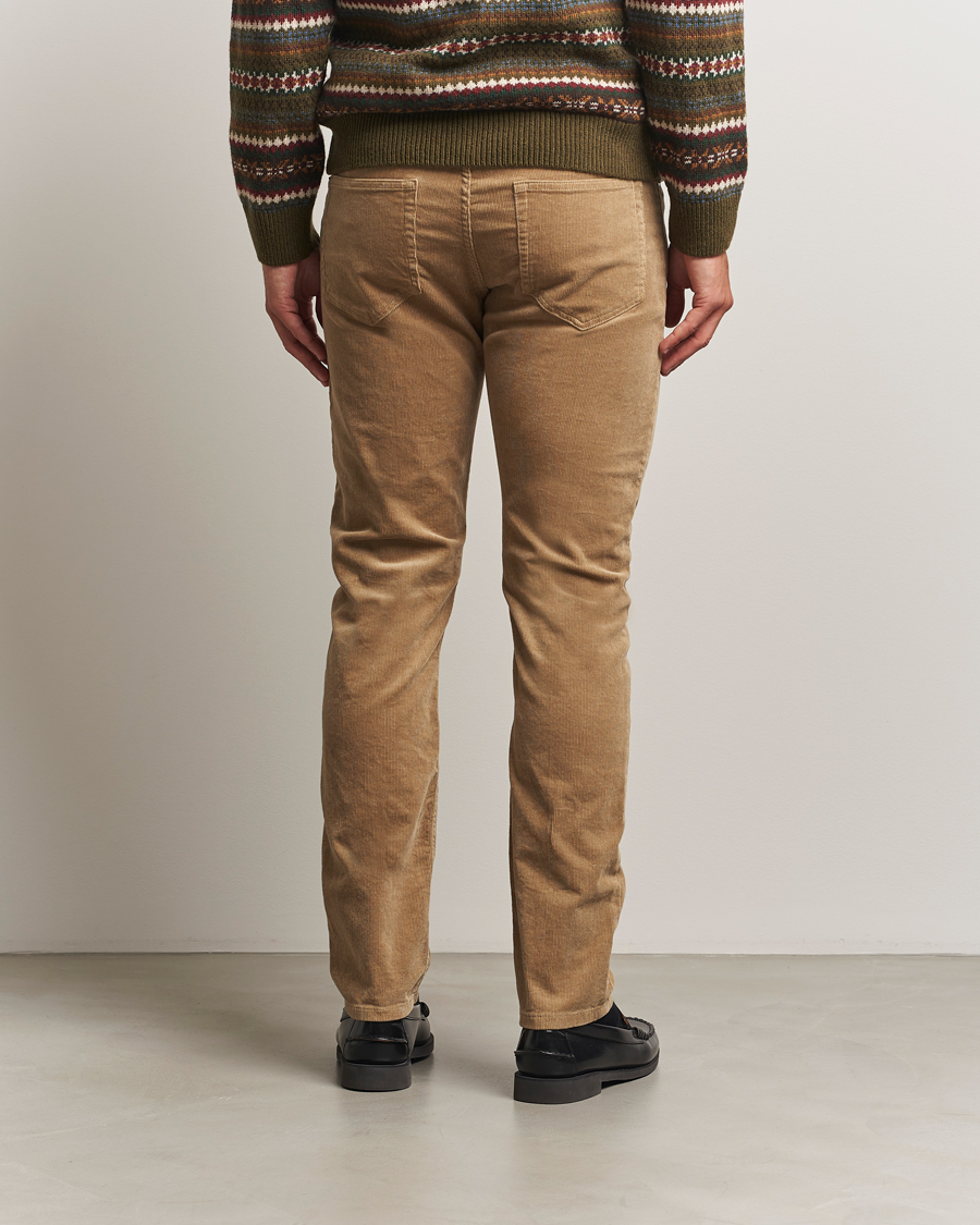 Hombres | Pantalones | Gant | Cord 5-Pocket Jeans Light Taupe