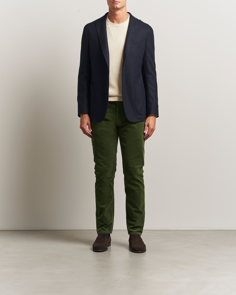 Hombres | Pantalones | GANT | Cord 5-Pocket Jeans Country Green