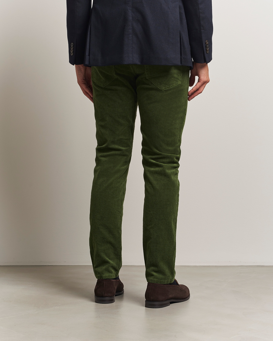 Hombres | Pantalones | GANT | Cord 5-Pocket Jeans Country Green