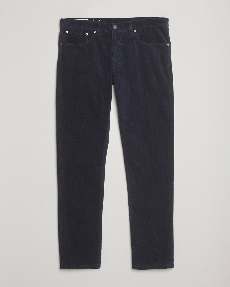 Hombres | Pantalones | Gant | Cord 5-Pocket Jeans Evening Blue