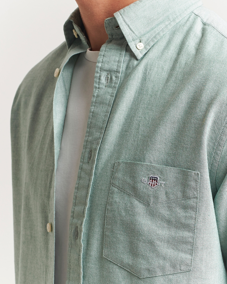 Hombres | Camisas | Gant | Regluar Fit Classic Oxford Shirt Forest Green