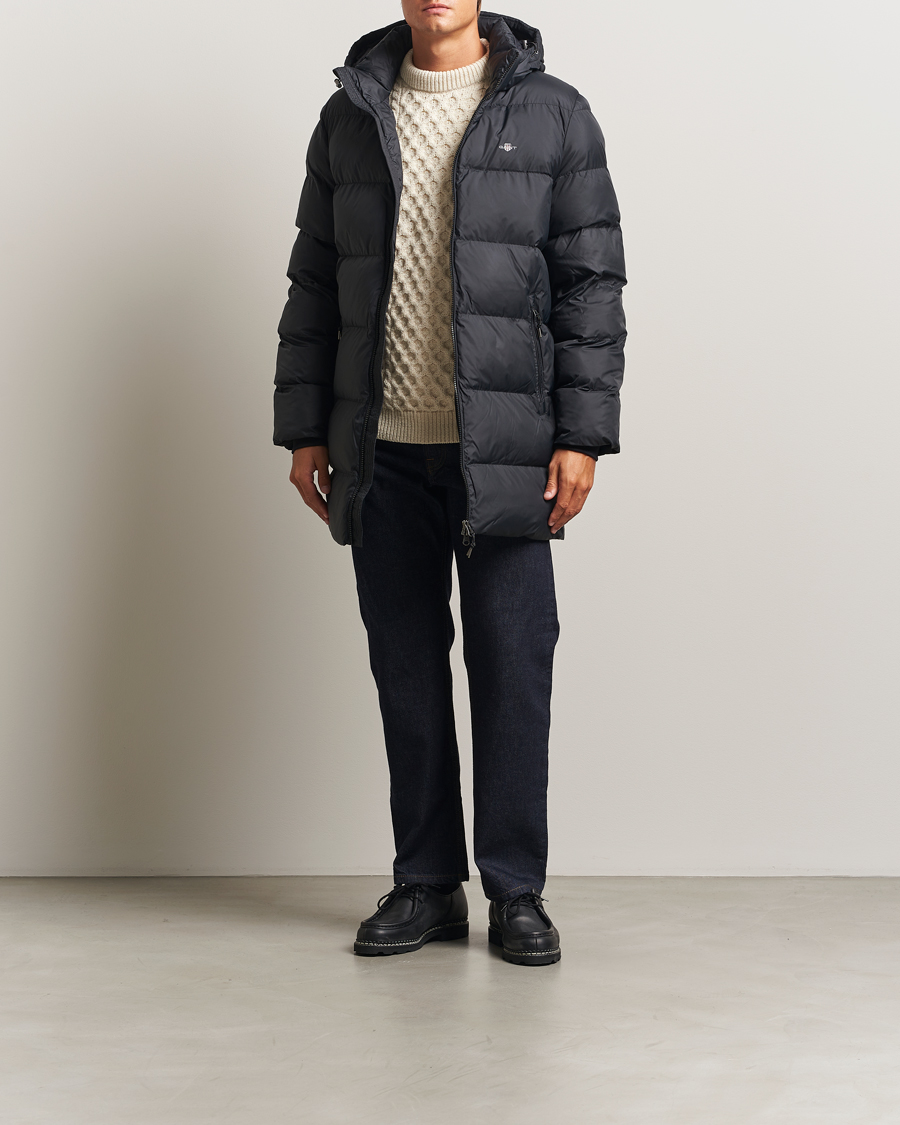 Hombres | Abrigos y chaquetas | Gant | The Active Cloud Mid Length Jacket Black