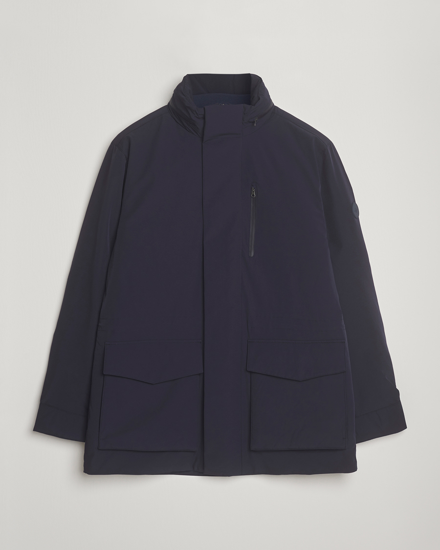Hombres | Abrigos y chaquetas | Gant | Double Mid Length Field Jacket Evening Blue