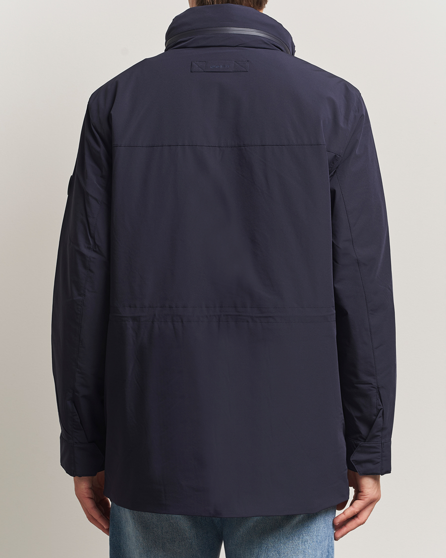 Hombres | Abrigos y chaquetas | Gant | Double Mid Length Field Jacket Evening Blue
