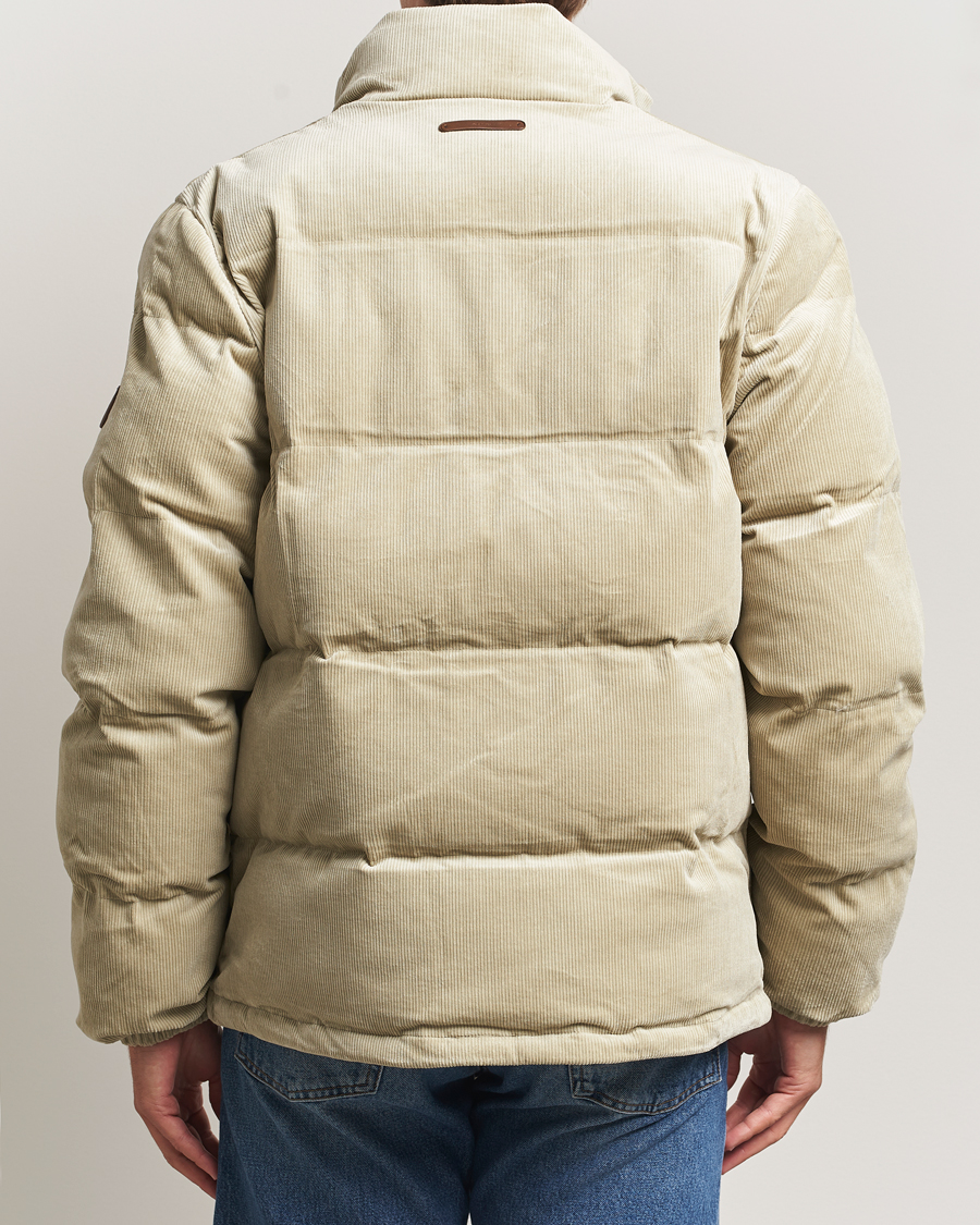 Hombres | Abrigos y chaquetas | Gant | Corduroy Down Puffer Jacker Greige