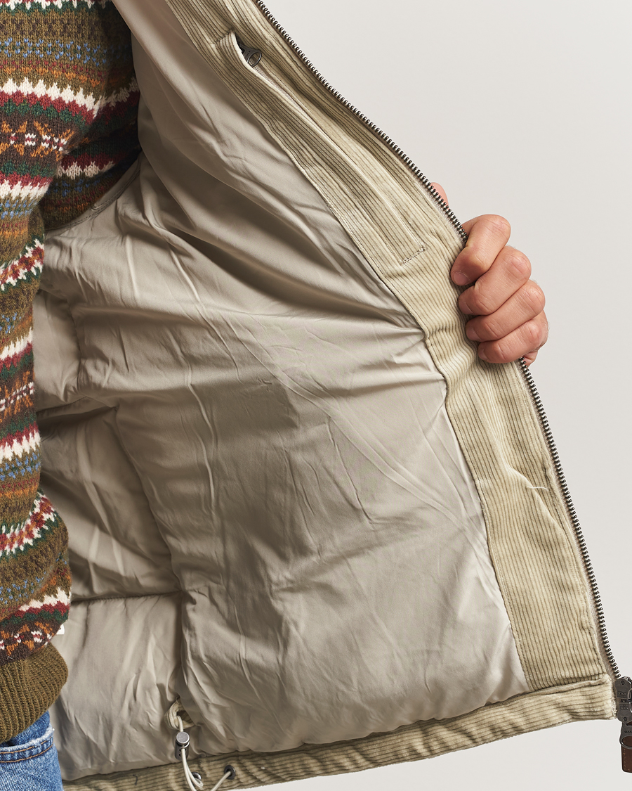 Hombres | Abrigos y chaquetas | Gant | Corduroy Down Puffer Jacker Greige