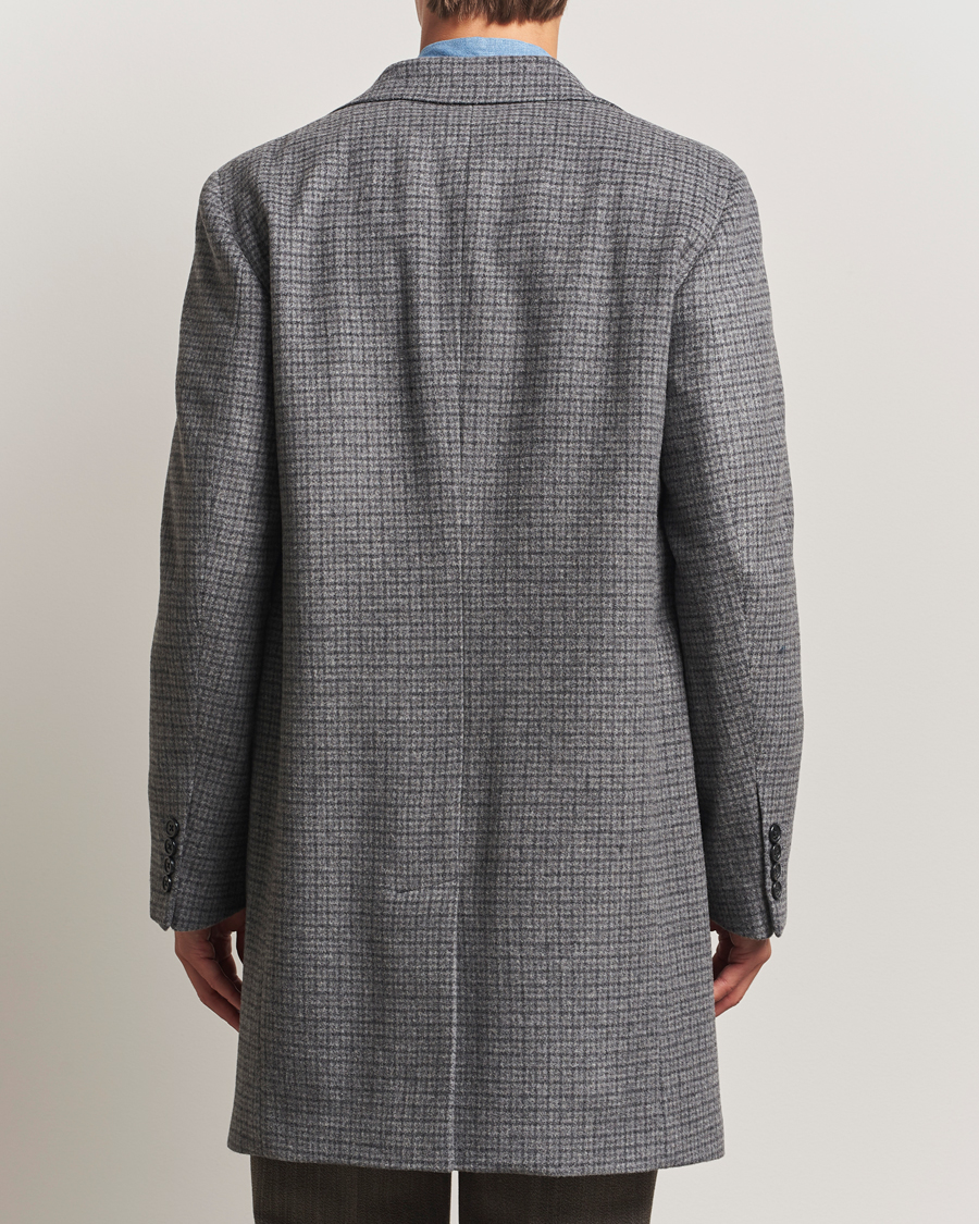 Hombres | Abrigos y chaquetas | Gant | Classic Wool Houndstooth Coat Black