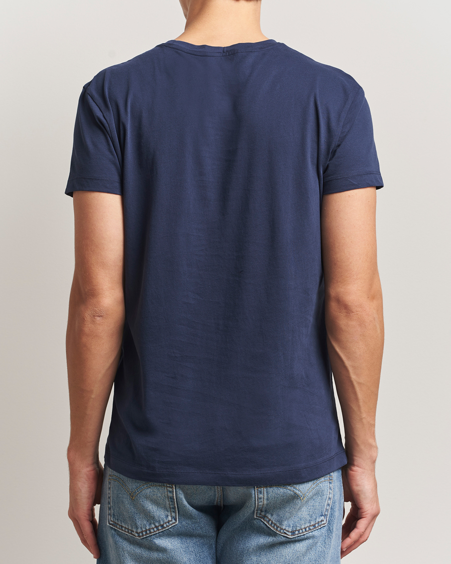 Hombres | Camisetas | GANT | 2-Pack Crew Neck T-Shirt Light Grey/Navy
