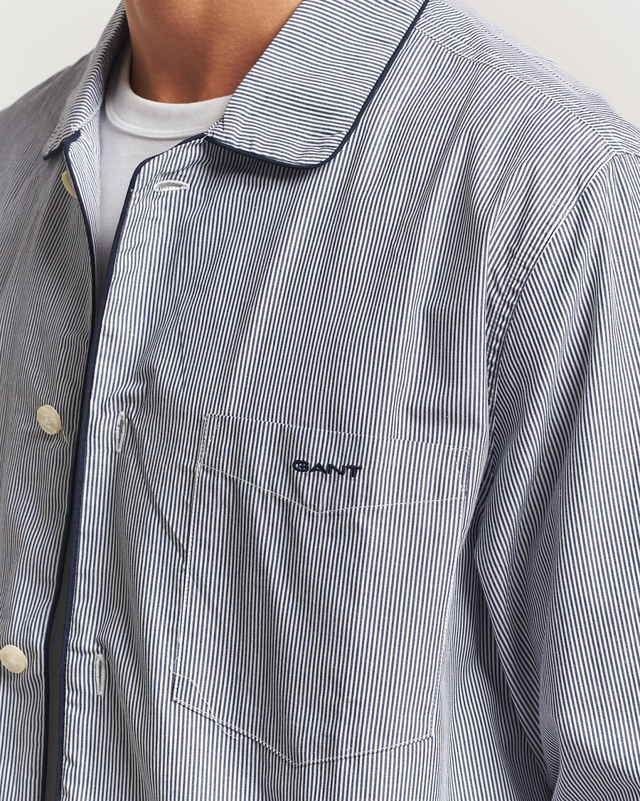 Hombres | Pijamas y batas | GANT | Striped Pyjama Set Persian Blue