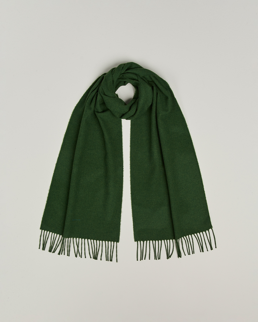 Hombres | GANT Wool Scarf Country Green | GANT | Wool Scarf Country Green