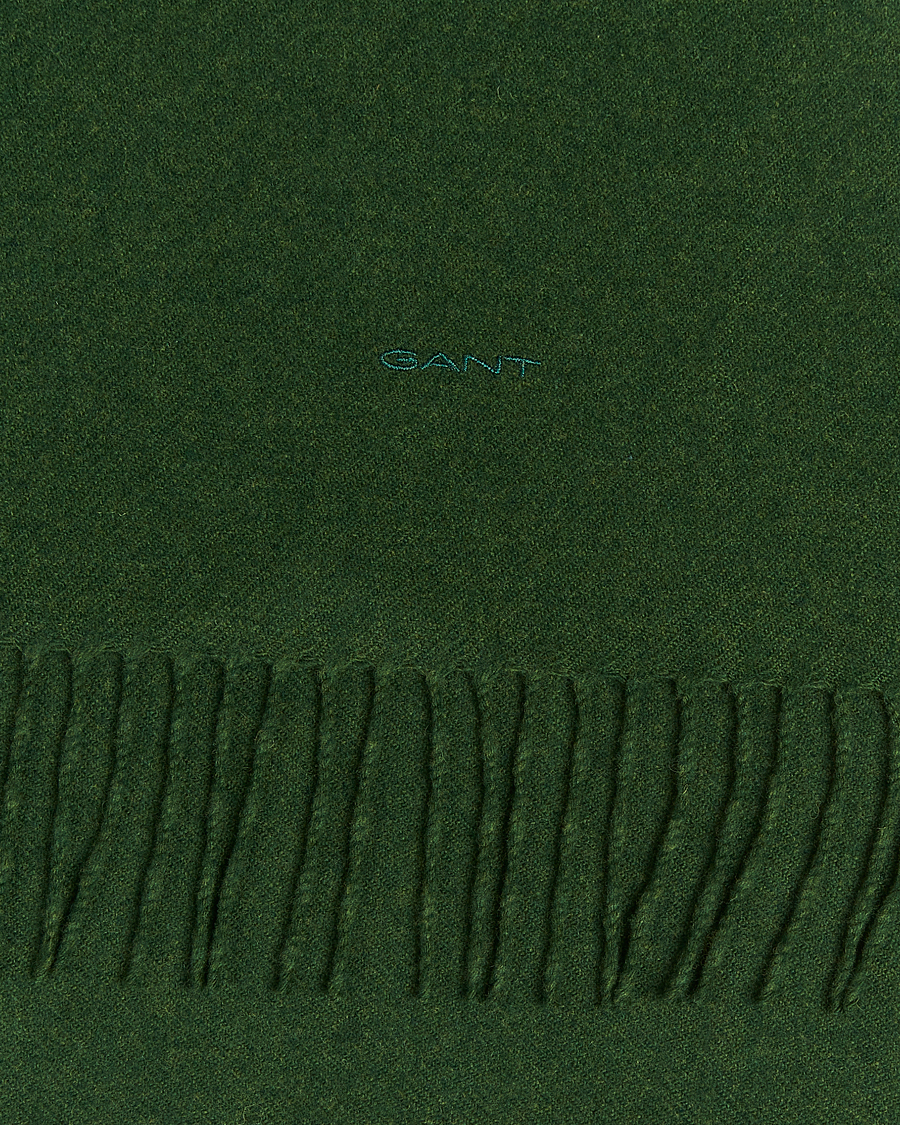 Hombres | GANT Wool Scarf Country Green | GANT | Wool Scarf Country Green