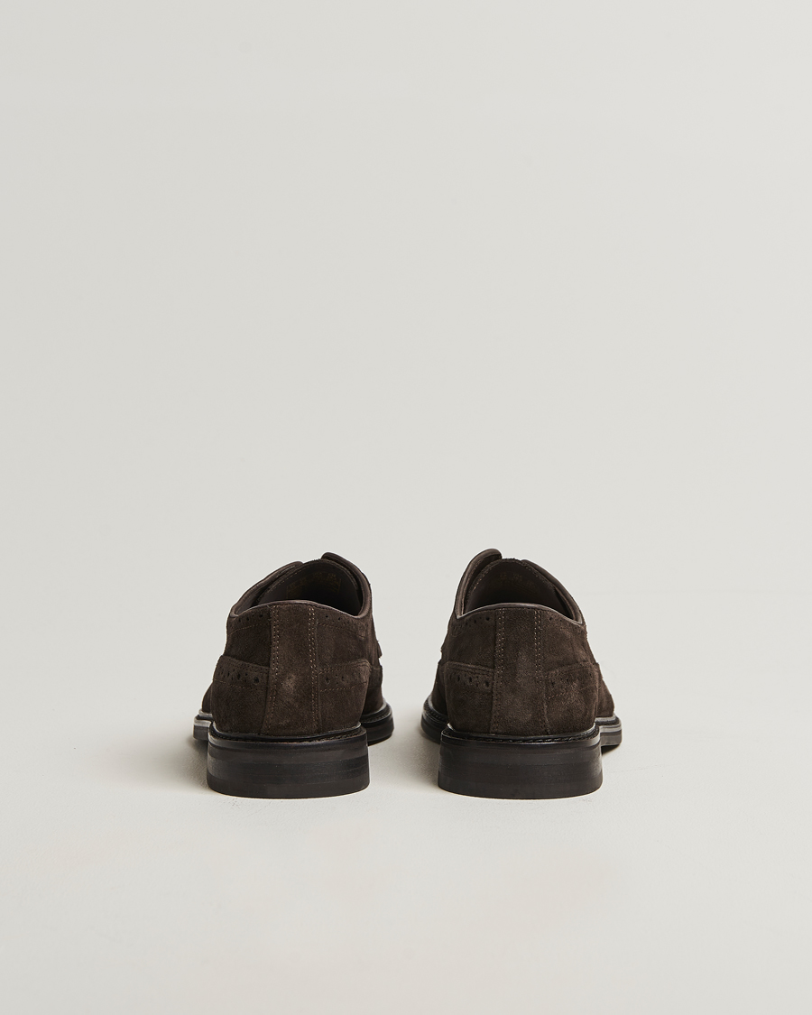 Hombres | GANT Bidford Suede Brouges Dark Brown | GANT | Bidford Suede Brouges Dark Brown