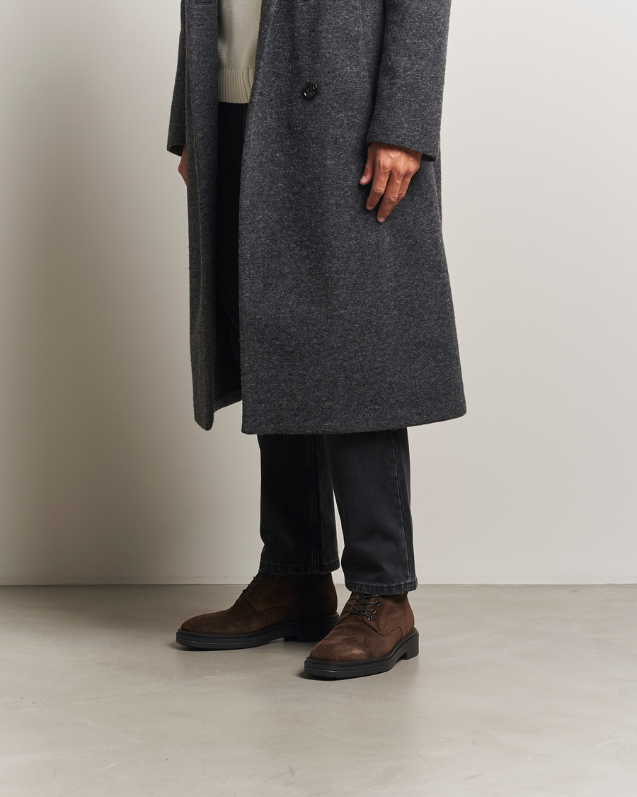 Hombres | Botas | Gant | Boggar Suede Boot Espresso Brown