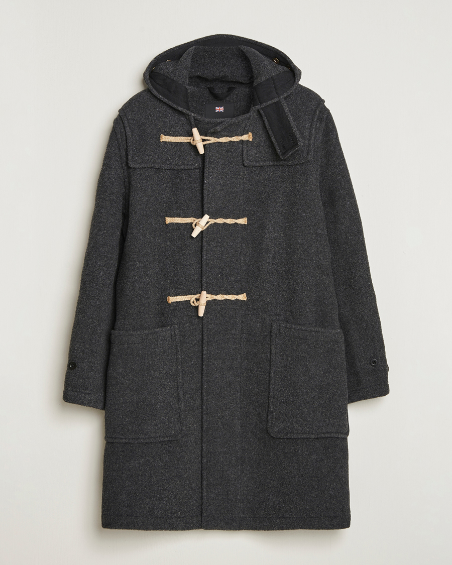 Hombres | Abrigos y chaquetas | Gloverall | 575 Monty Original Duffle Coat Charcoal