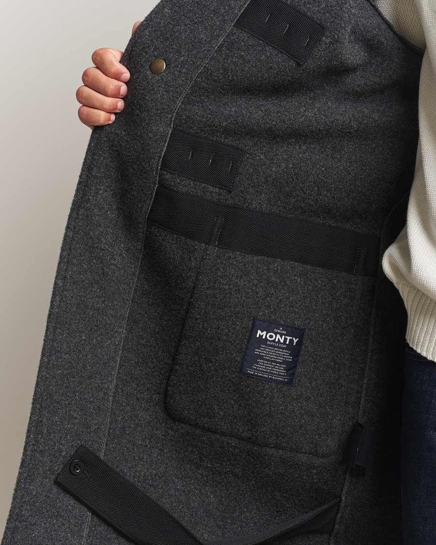 Hombres | Abrigos y chaquetas | Gloverall | 575 Monty Original Duffle Coat Charcoal