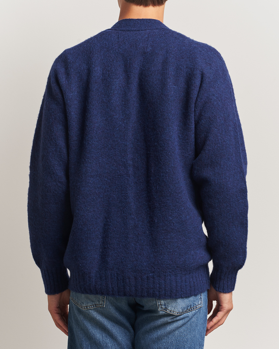 Hombres | Jerséis y prendas de punto | Howlin' | Shaggy Bear Cardigan Magic Blue