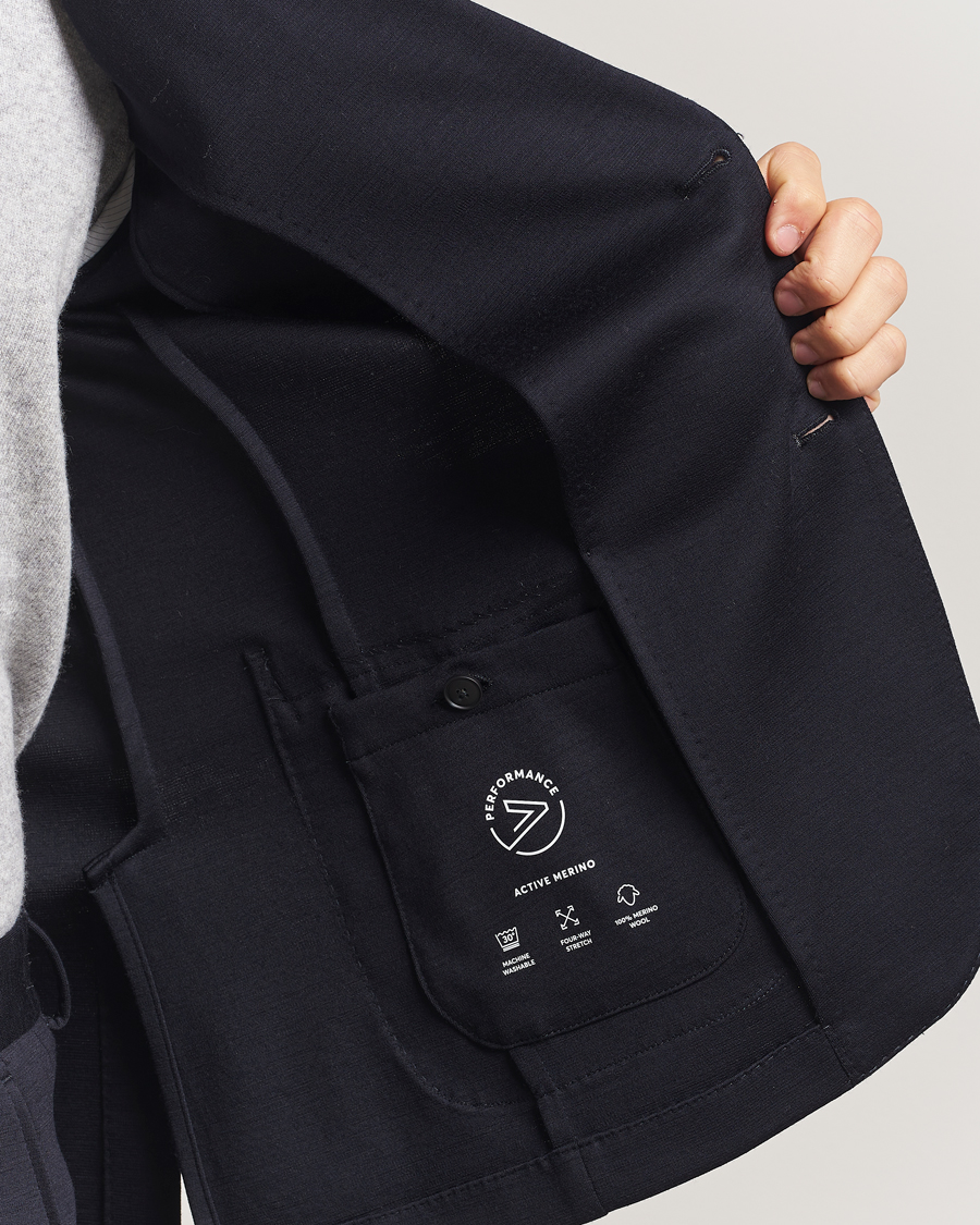 Hombres | Trajes | BOSS BLACK | Hanry Wool Suit Dark Blue