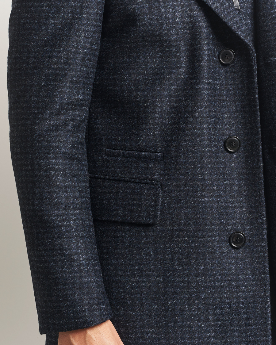 Hombres | Abrigos y chaquetas | BOSS BLACK | Hyde Wool Bib Coat Dark Blue