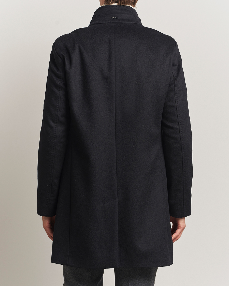 Hombres | Abrigos y chaquetas | BOSS BLACK | Hyde Stand Up Collar Coat Black