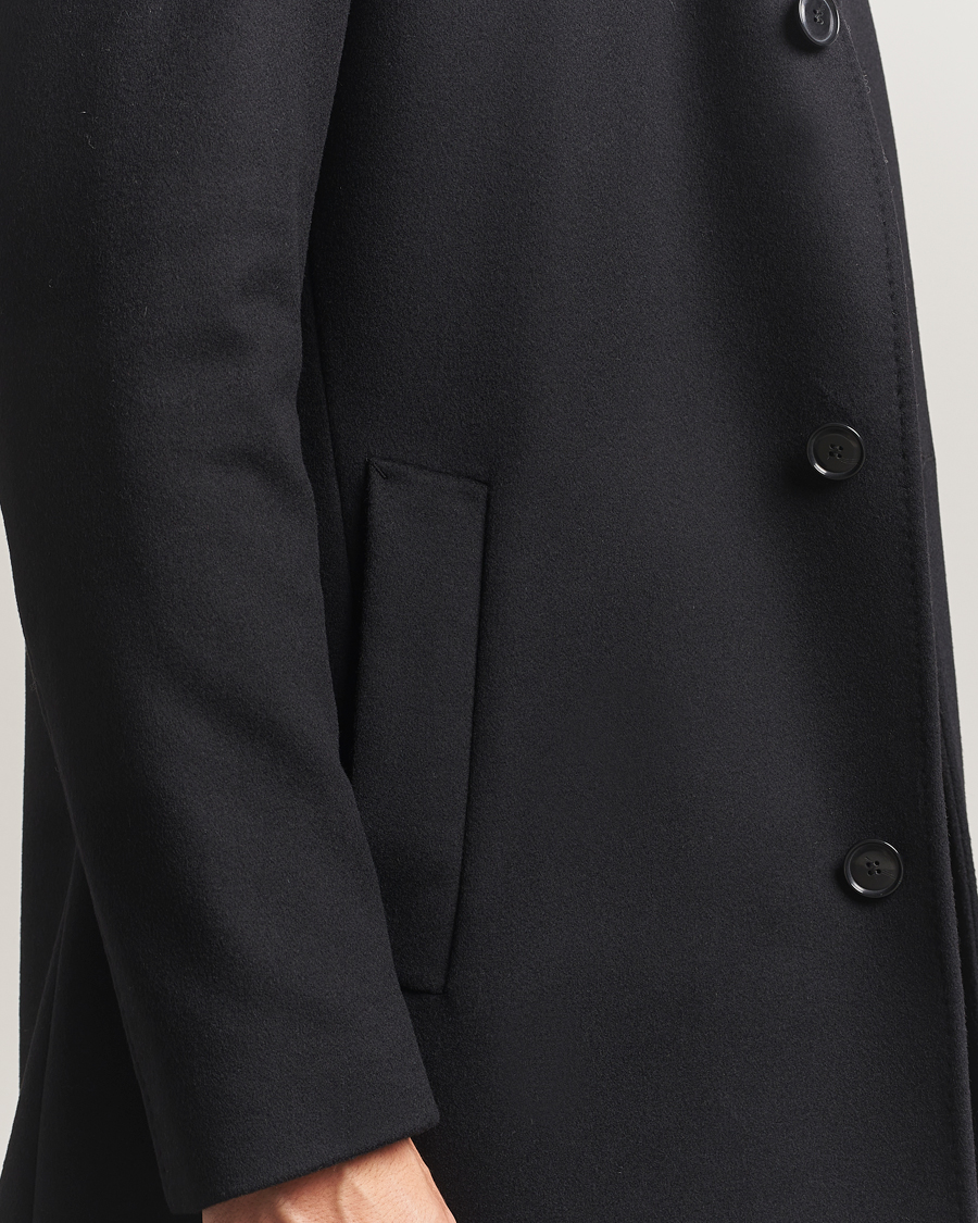 Hombres | Abrigos y chaquetas | BOSS BLACK | Hyde Stand Up Collar Coat Black