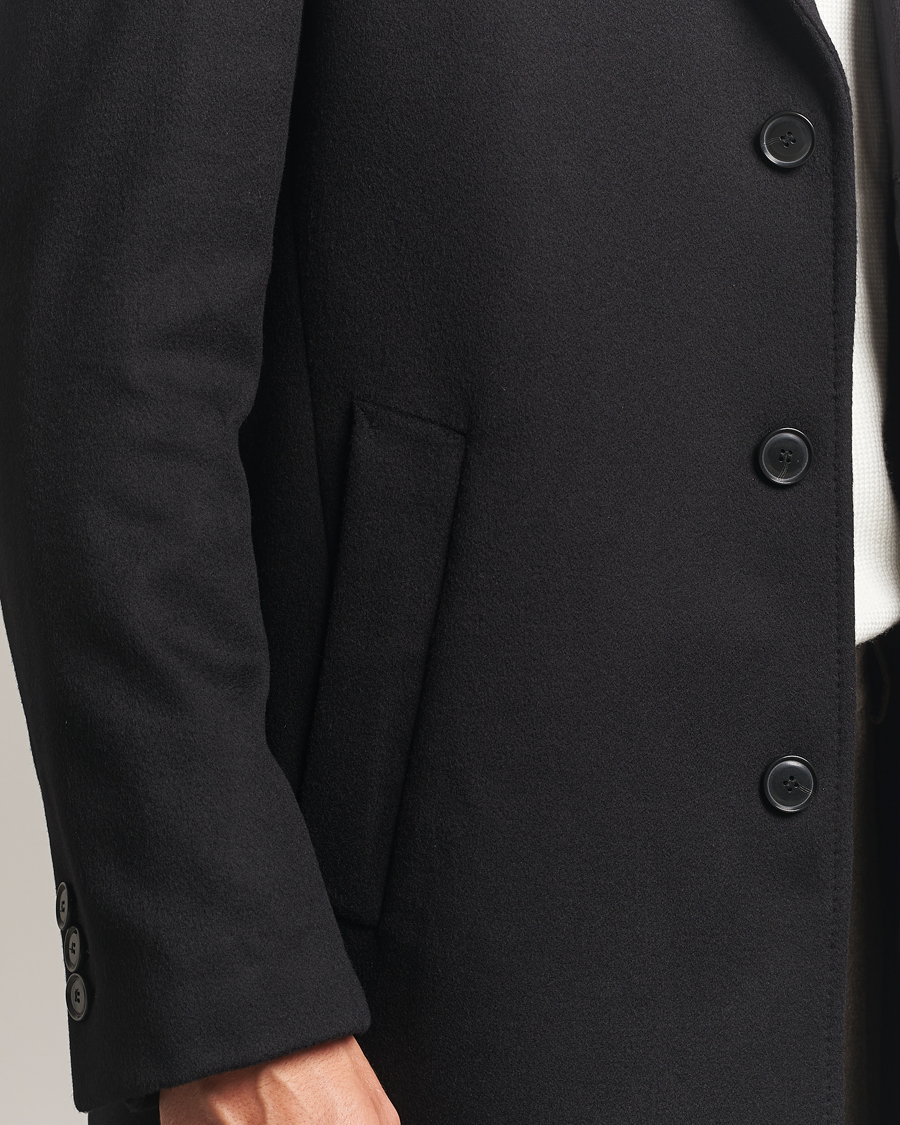 Hombres | Abrigos y chaquetas | BOSS BLACK | Hyde Wool Coat Black