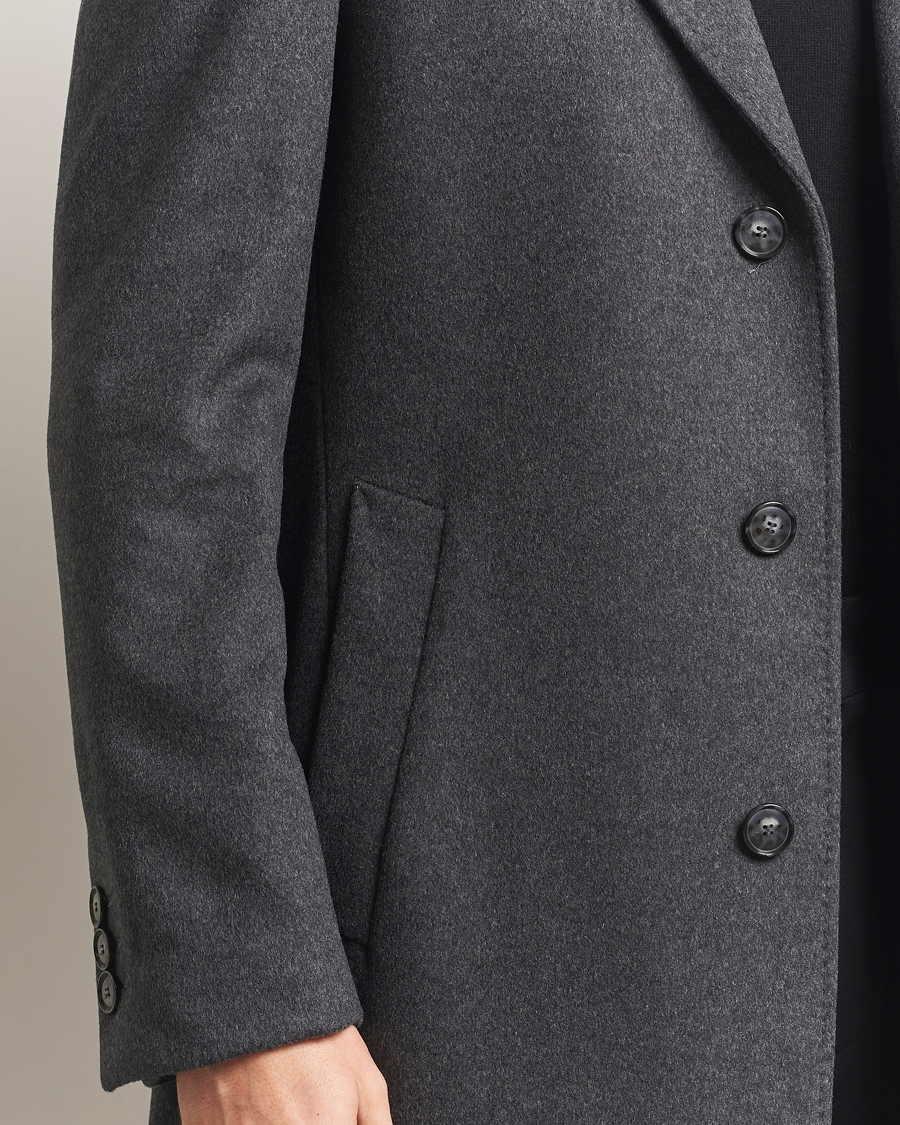 Hombres | Abrigos y chaquetas | BOSS BLACK | Hyde Wool Coat Medium Grey