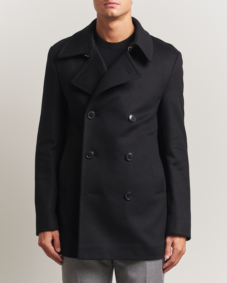 Hombres | Abrigos y chaquetas | BOSS BLACK | Hyde Wool Peacoat Black