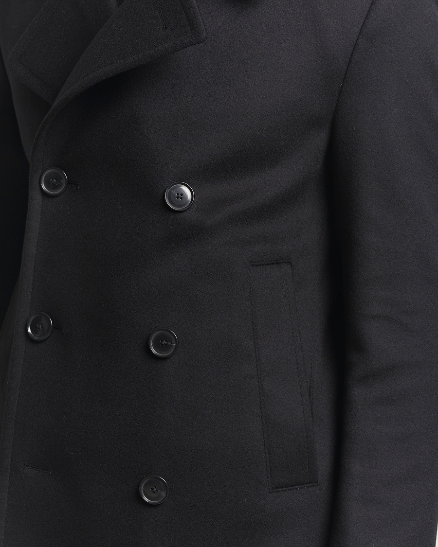 Hombres | Abrigos y chaquetas | BOSS BLACK | Hyde Wool Peacoat Black