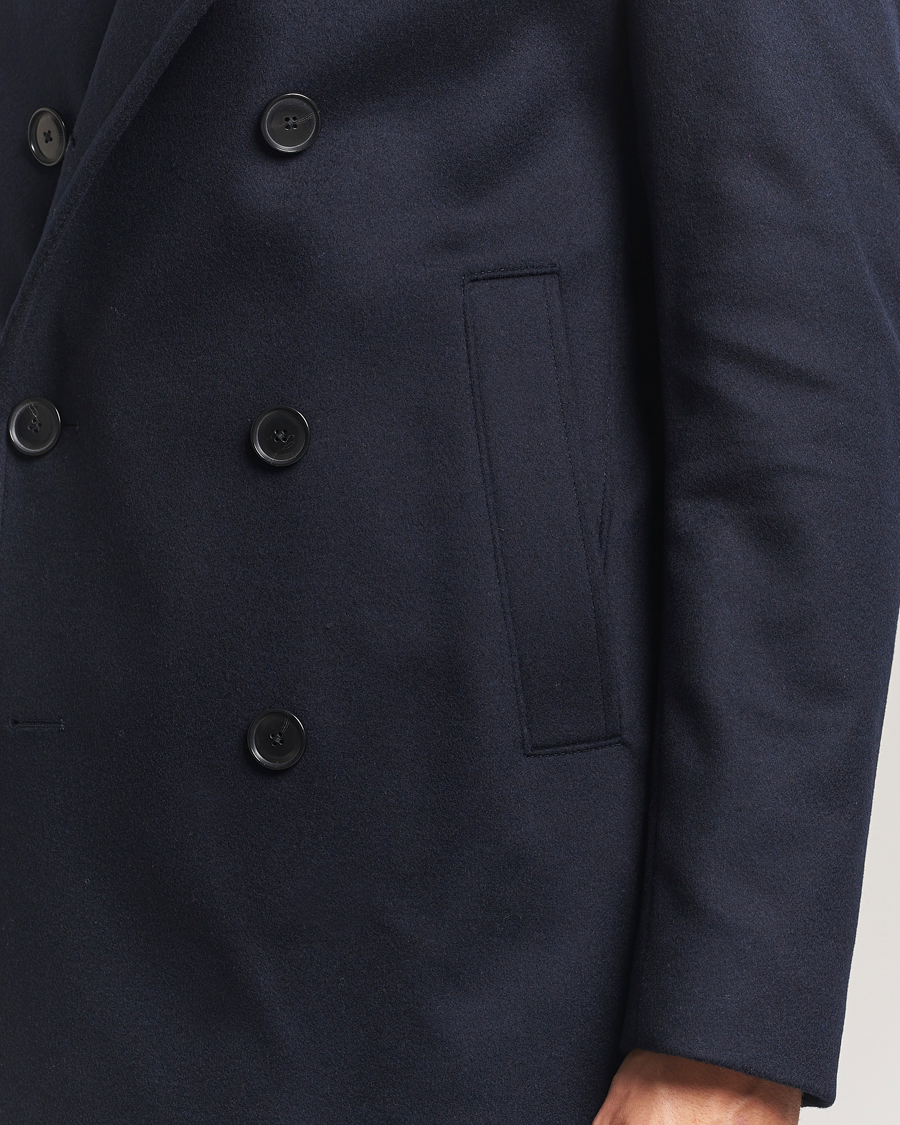 Hombres | Abrigos y chaquetas | BOSS BLACK | Hyde Wool Peacoat Dark Blue