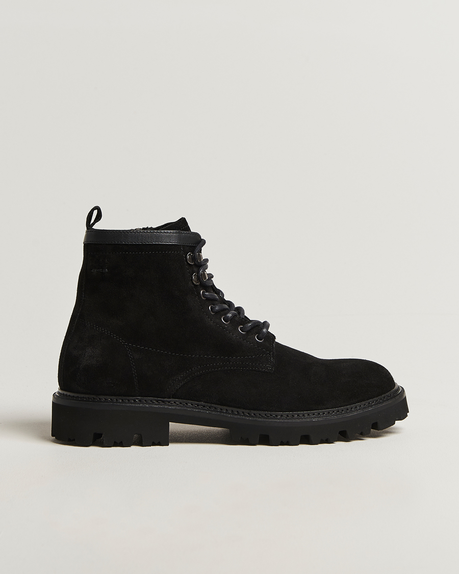 Hombres | Botas | BOSS BLACK | Julyo Suede Boot Black