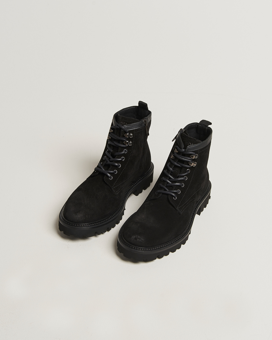 Hombres | Botas | BOSS BLACK | Julyo Suede Boot Black