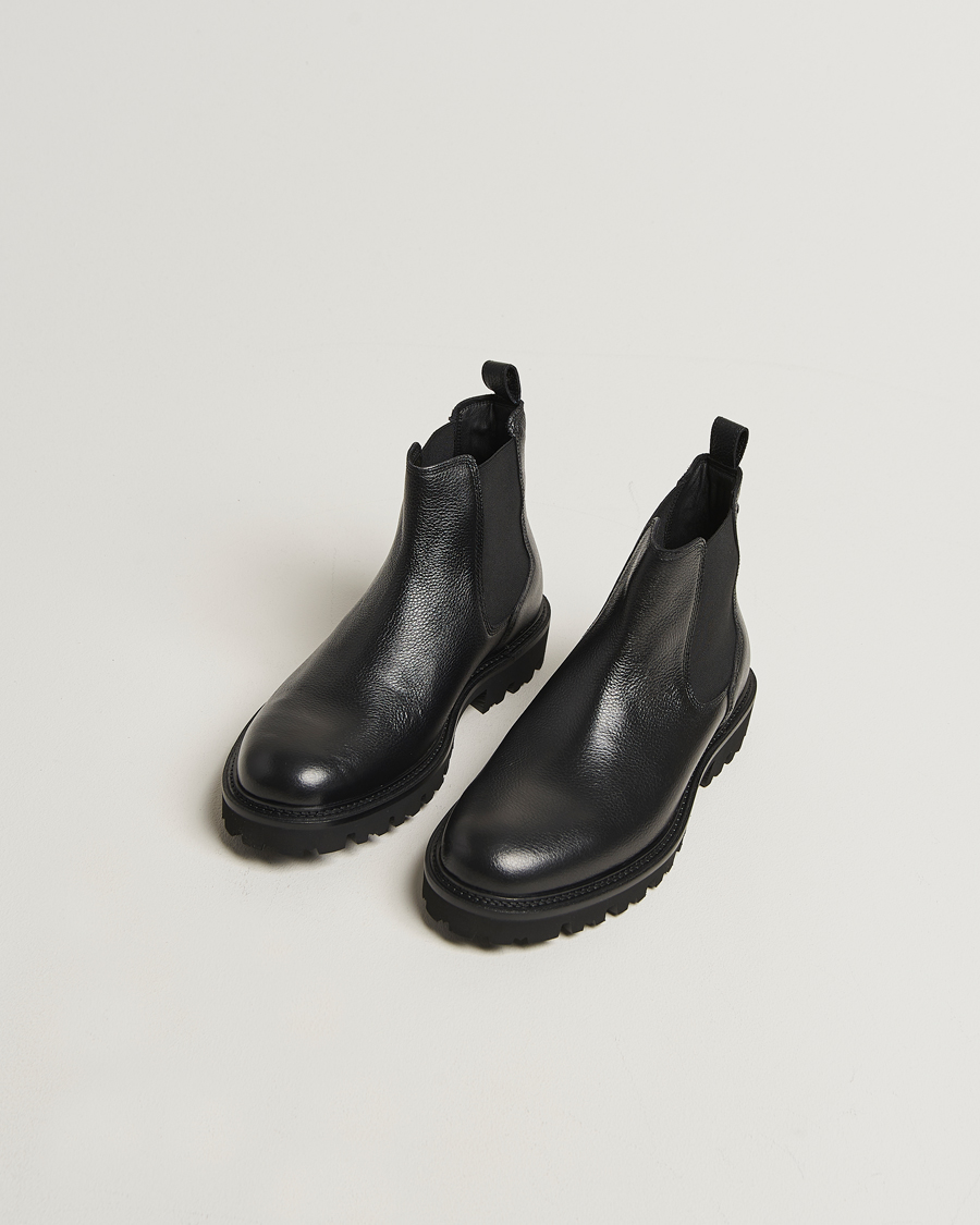 Hombres | Botas | BOSS BLACK | Julyo Leather Chelsea Boot Black