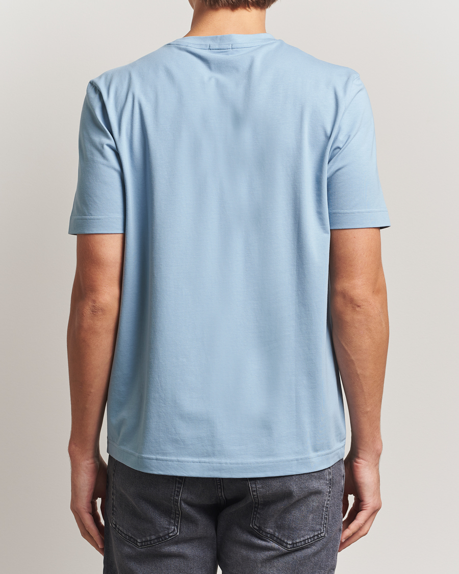 Hombres | Camisetas | BOSS ORANGE | Tchup Logo Crew Neck T-Shirt Light Blue