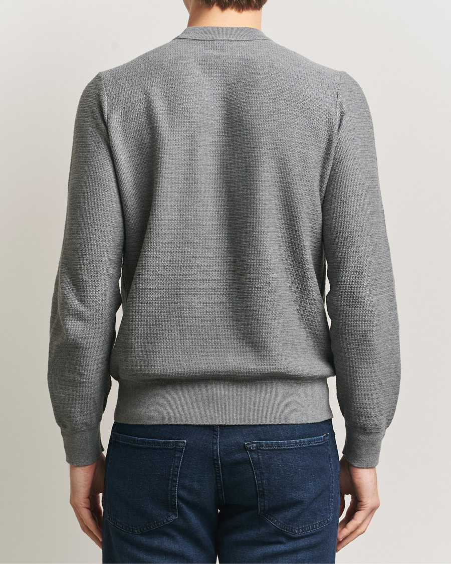 Hombres | Jerséis y prendas de punto | BOSS ORANGE | Anion Knitted Sweater Silver