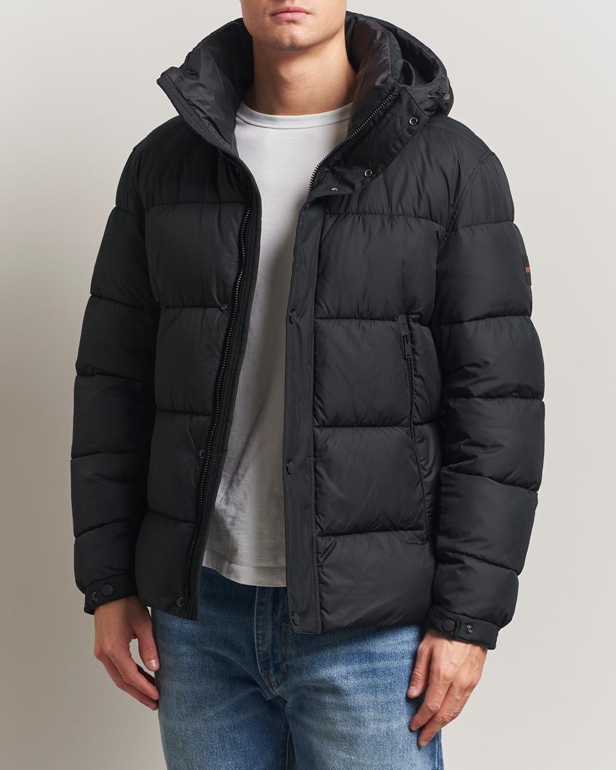 Hombres | Abrigos y chaquetas | BOSS ORANGE | Omaris Down Hooded Jacket Black