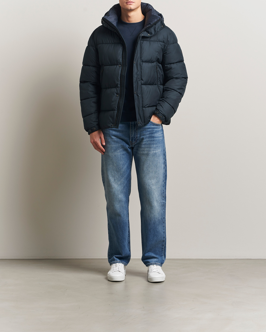 Hombres | Abrigos y chaquetas | BOSS ORANGE | Omaris Down Hooded Jacket Dark Blue