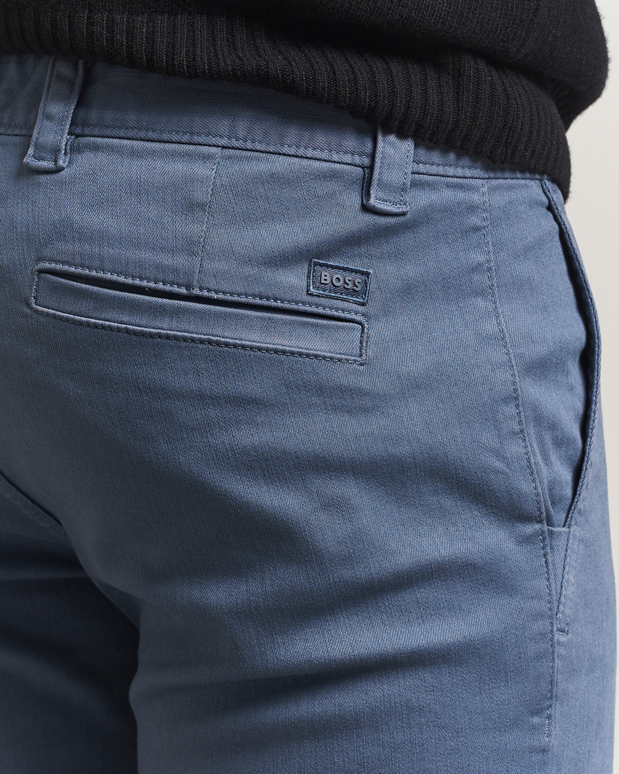 Hombres | Pantalones | BOSS ORANGE | Cotton Chino Open Blue